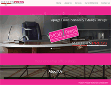 Tablet Screenshot of modpress.org